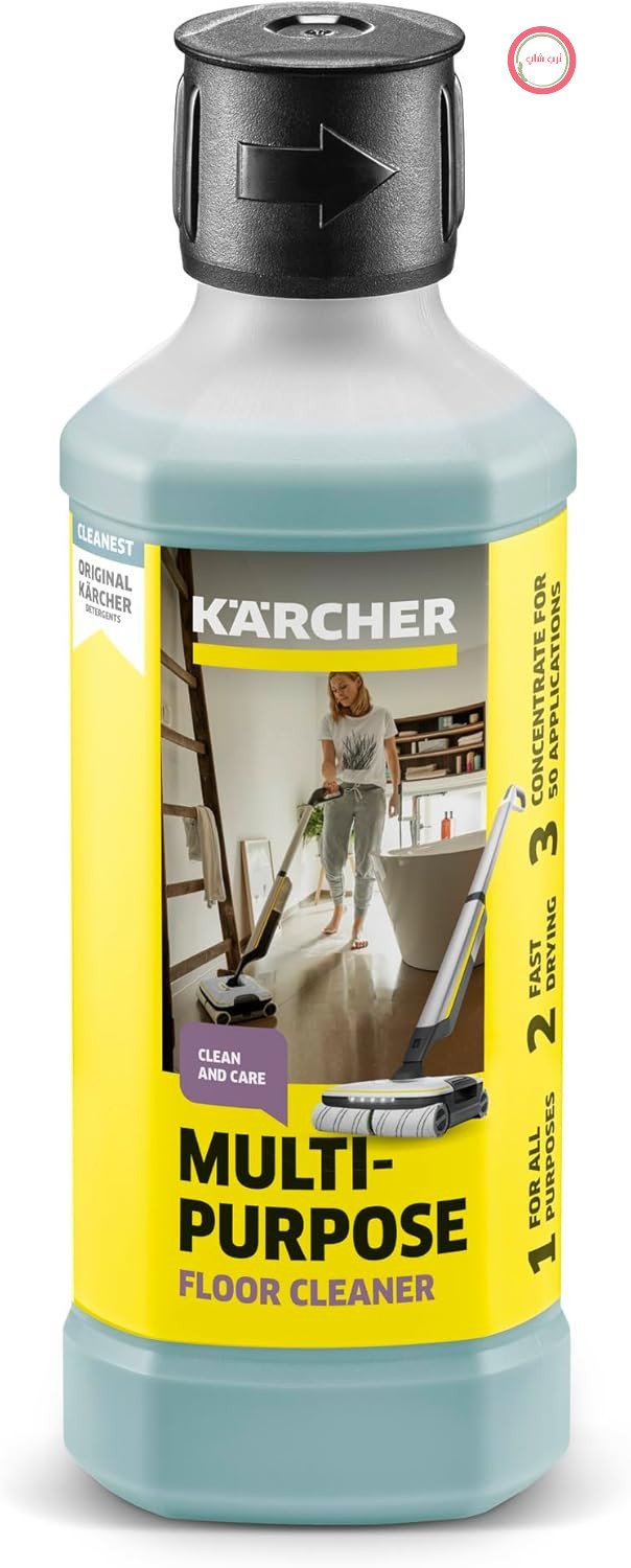 شوینده کف جهانی کارشر مدل RM 536 برای همه کفپوش‌ها و EWM 2 (0.5 لیتر، برای همه کفپوش‌های سخت، تمیز کردن بدون رگه)