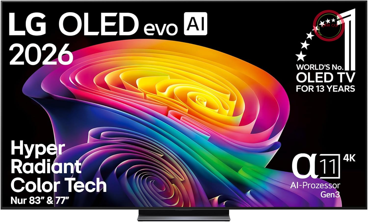 تلویزیون ۶۵ اینچ (۱۶۵ سانتی‌متر) ۴K OLED evo AI ال‌جی مدل OLED65C6ELB (پردازنده α11 Gen3 4K AI، webOS 26، ۱۲۰