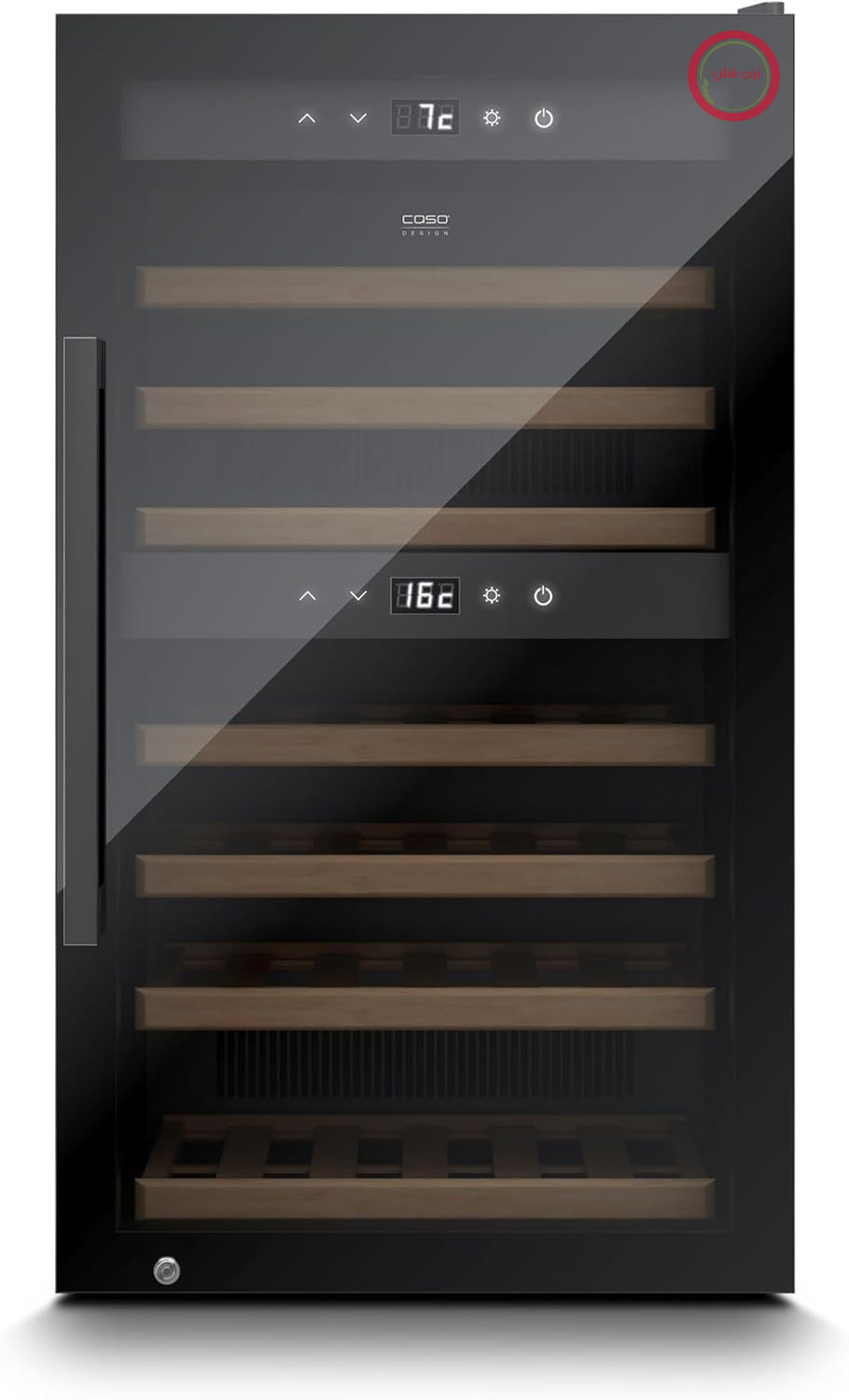 یخچال نوشیدنی و بطری کاسو آلمان CASO WineExclusive 66 Smart، ظرفیت 66 بطری