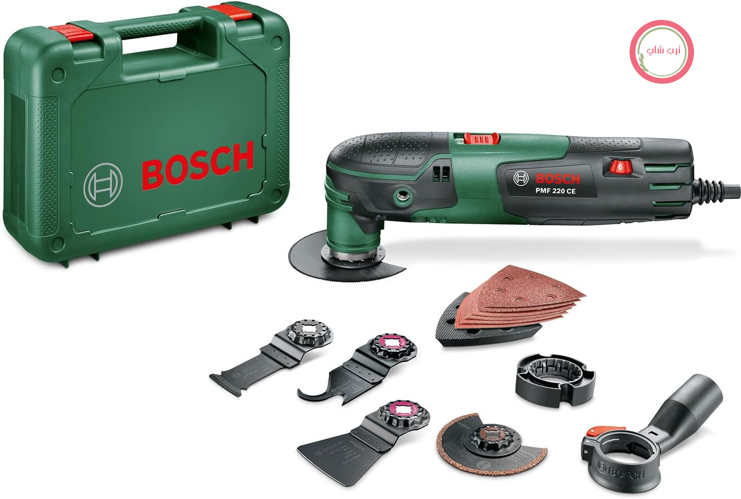 ابزار چندکاره نوسانی برقی بوش آلمان Bosch PMF 220 CE (220 وات، در کیف حمل)