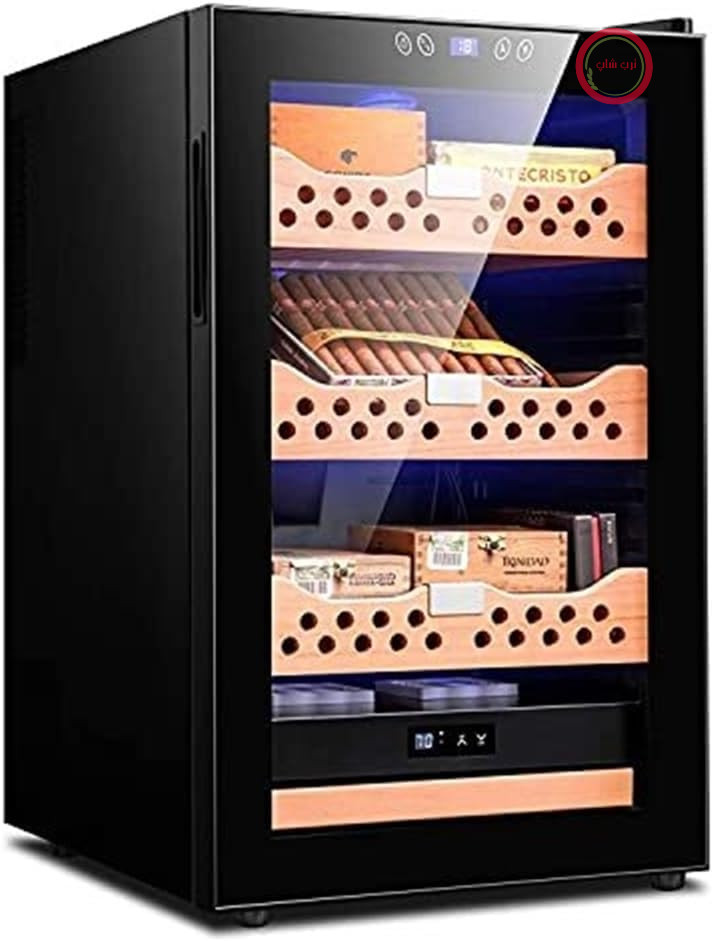 رطوبت ساز سیگار الکترونیکی با قفسه سدر قابل جابجایی، کابینت هوشمند برای کنترل رطوبت و دما