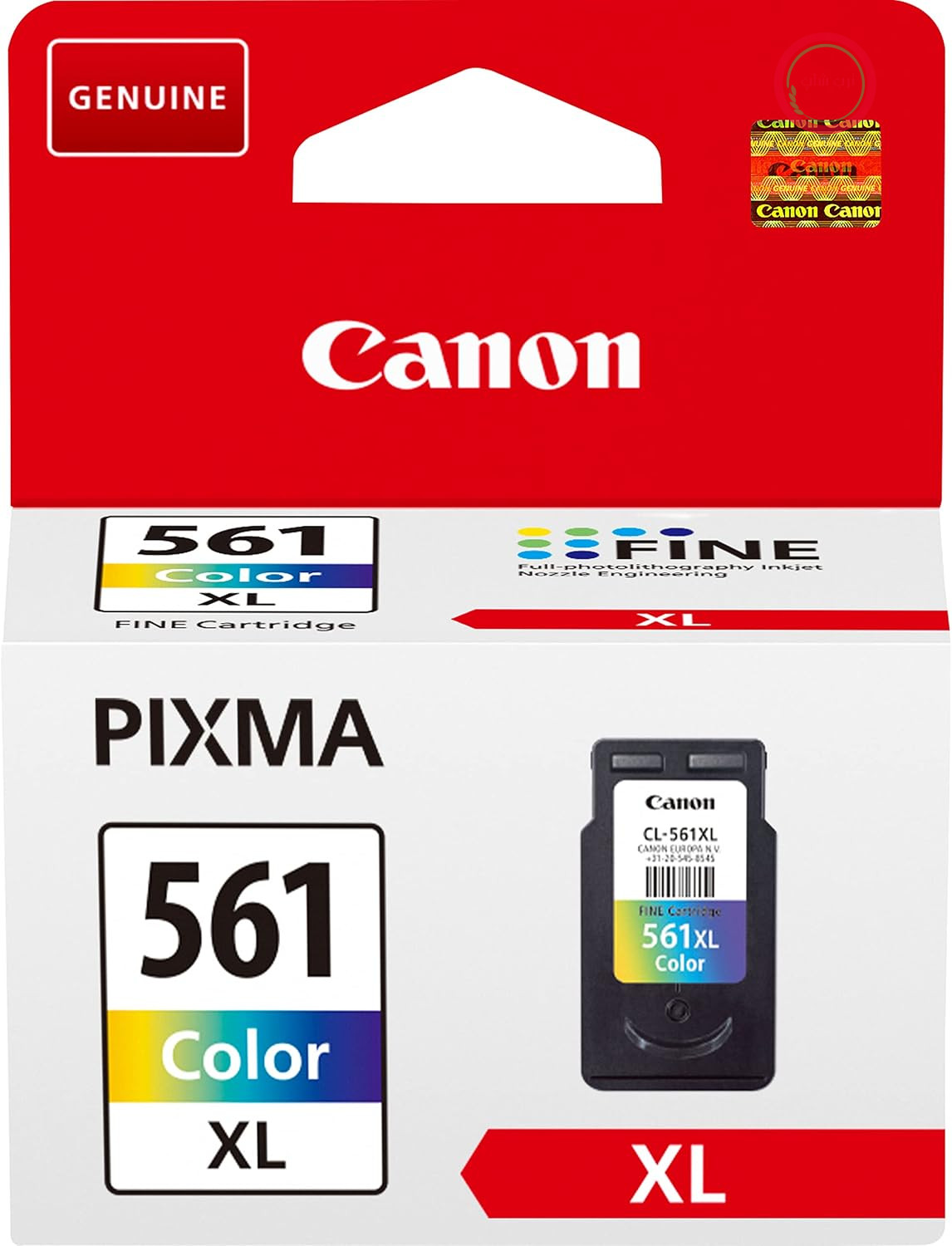 کارتریج جوهر افشان کانن مدل CL-561XL اورجینال، رنگ XL