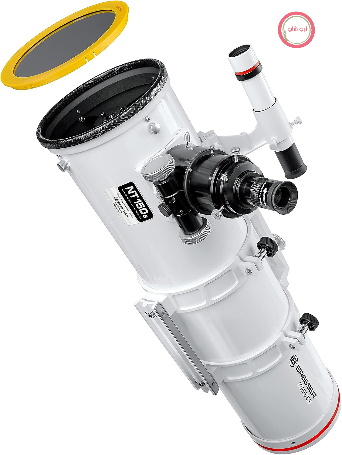 تلسکوپ برسر مدل Messier NT-150S/750 | لوله اپتیکی | ماه، سیارات، آسمان ژرف، سحابی‌ها، کهکشان‌ها، آینه سهموی، آداپتور تلفن همراه، اتصال T2، چشمی ۲۶ میلی‌متری