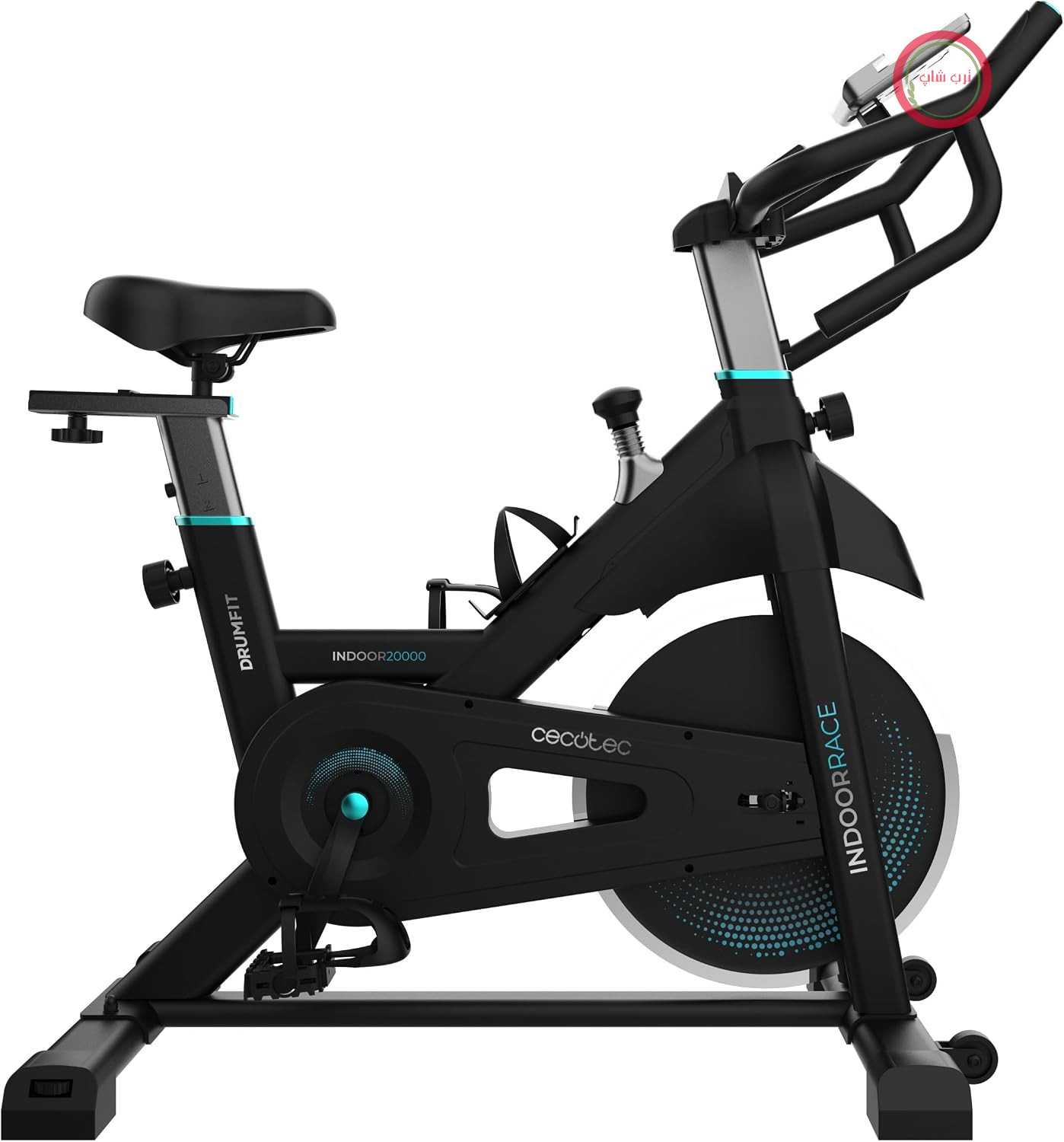 دوچرخه اسپینینگ سکوتک اسپانیا Cecotec DrumFit Indoor 20000 Race مدل 07243 با فلایویل ۲۰کیلوگرمی و مقاومت مایع