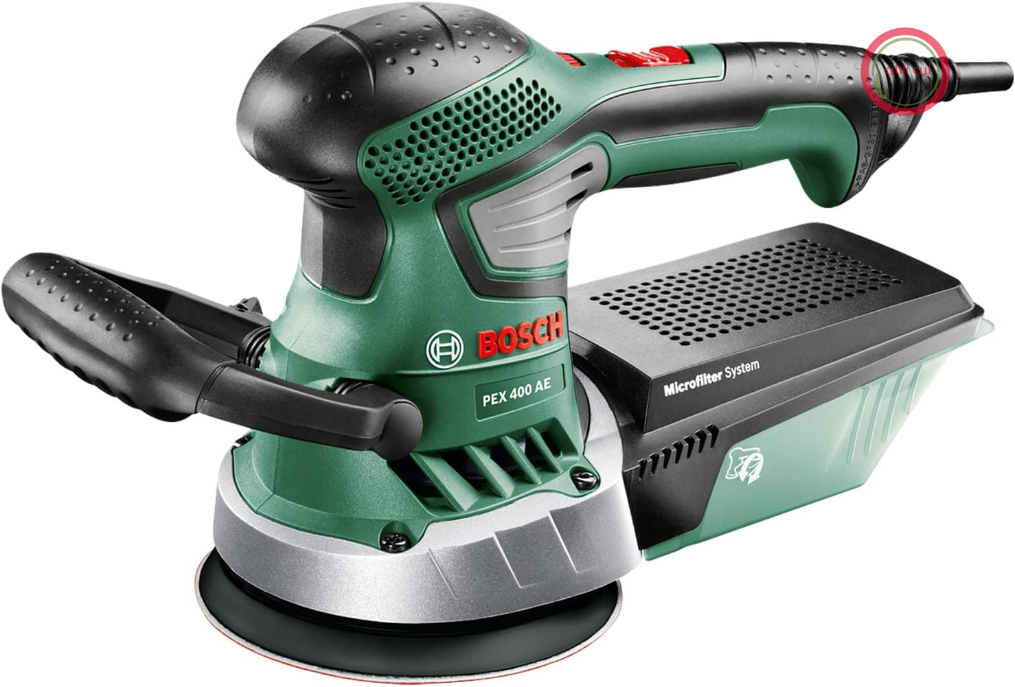 سنباده زن چرخشی تصادفی بوش آلمان Bosch PEX 400 AE (370 وات، در کیف حمل)