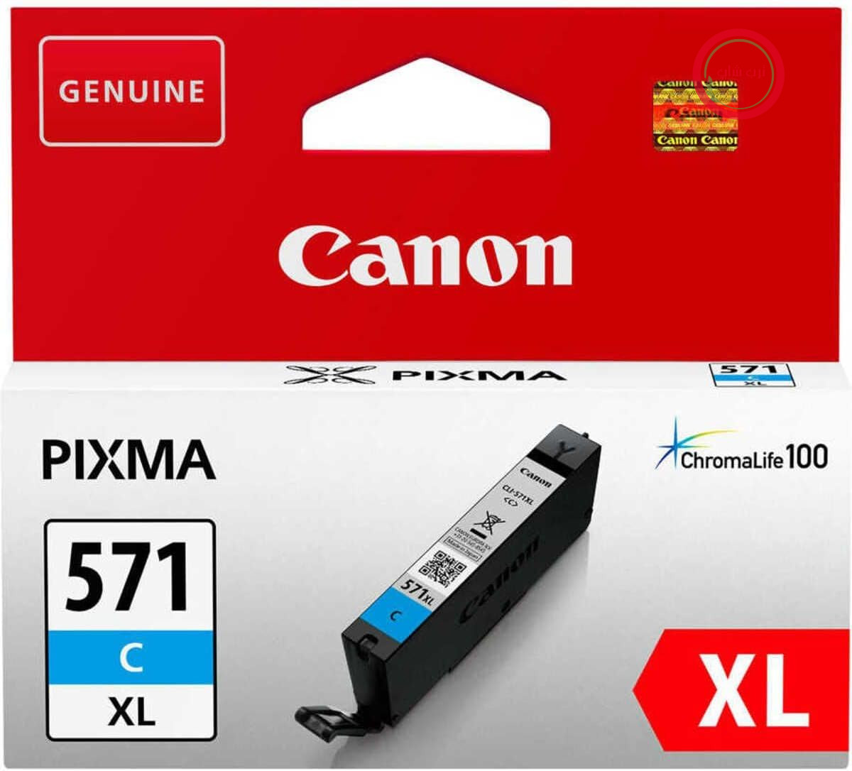 کانن CLI-571XL فیروزه‌ای اصلی Druckerpatrone XL