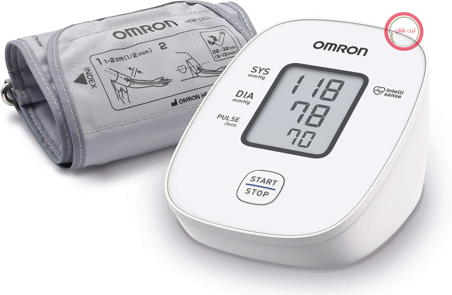 فشارسنج بازویی امرون ژاپن اتوماتیک OMRON X2 Basic - دارای تاییدیه بالینی | تشخیص ضربان قلب نامنظم | دارای کاف مخصوص بررسی تناسب | عملکرد ساده با یک دکمه | 22-32 سانتی‌متر