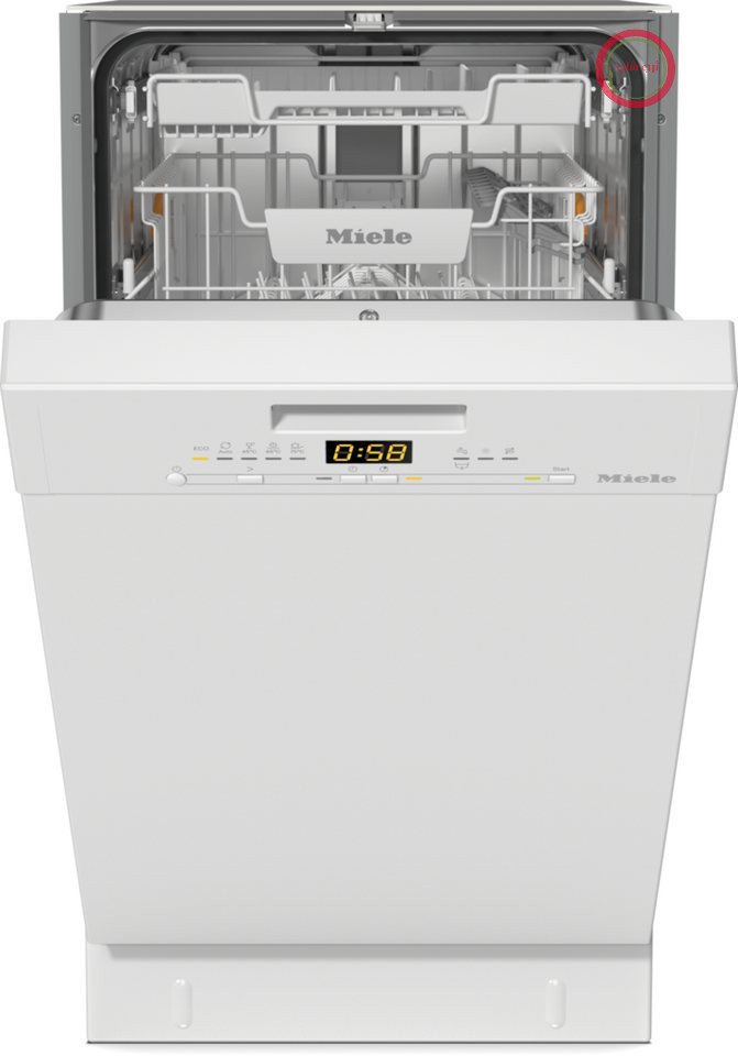 ماشین ظرفشویی توکار Miele G 5540 SCU SL مدل Active، ظرفیت 9 نفره