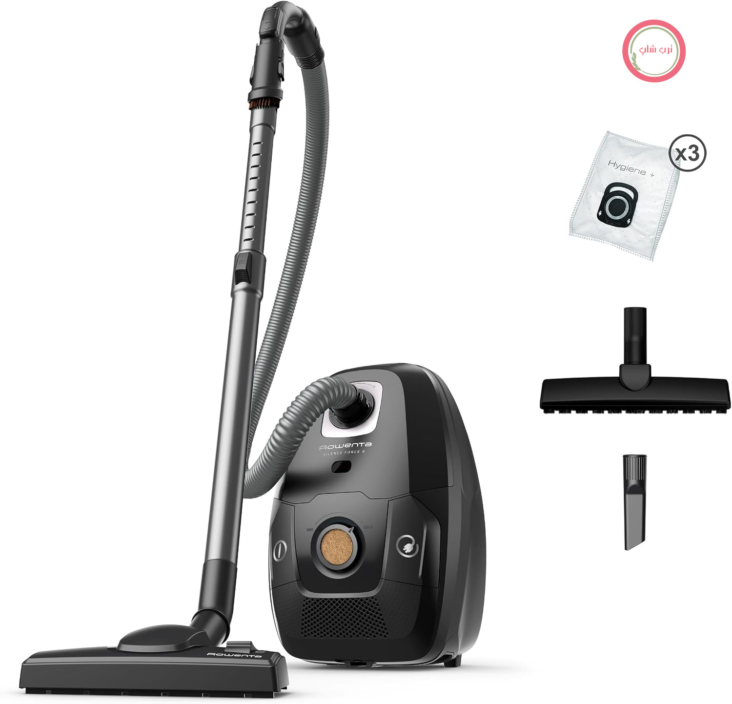 جارو برقی کیسه دار روونتا آلمان Rowenta Silence Force 8، 900 وات، قدرت مکش قوی