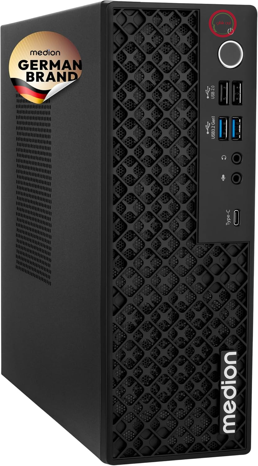 مینی کامپیوتر MEDION Picoworx T80 III (باریک، Core Ultra 5 226V، 16 گیگابایت رم DDR5، 512 گیگابایت SSD، ARC 130V، USB Type C، WLAN، HDMI 2.0، Gigabit LAN، ویندوز 11 Home)