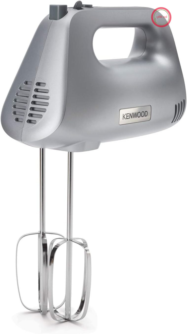 همزن دستی کنوود HMP30.A0SI 450 وات 5 سرعته + توربو - همزن - خمیرزن - بدنه پلاستیکی نقره‌ای