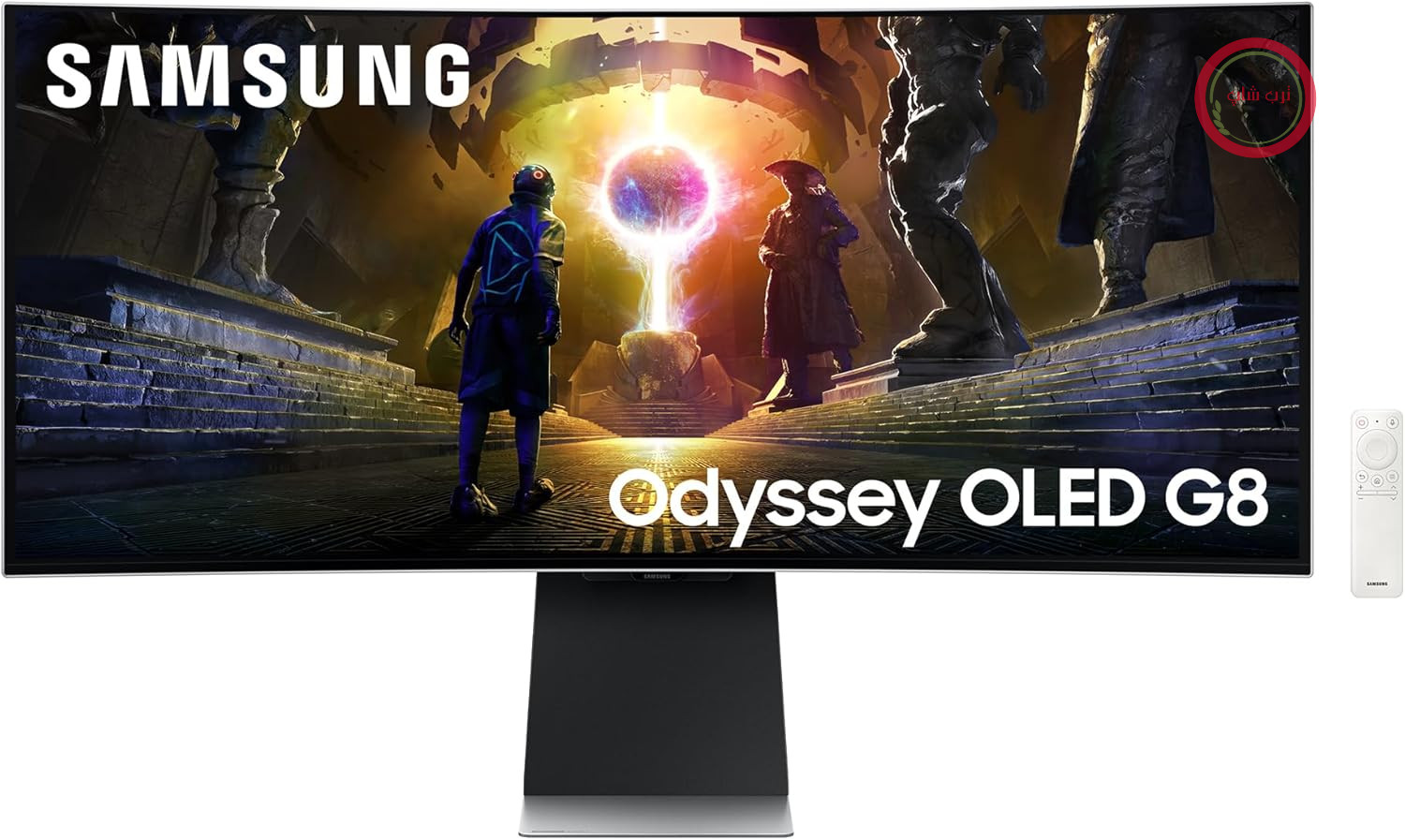 مانیتور گیمینگ منحنی سامسونگ اودیسه G85SD، ۳۴ اینچ، پنل QD-OLED، وضوح تصویر UWQHD، ۳۴۴۰ در ۱۴۴۰ پیکسل، فناوری AMD FreeSync Premium Pro، زمان پاسخگویی ۰.۰۳ میلی‌ثانیه، نرخ نوسازی ۱۷۵ هرتز، مدل LS34DG850SUXEN
