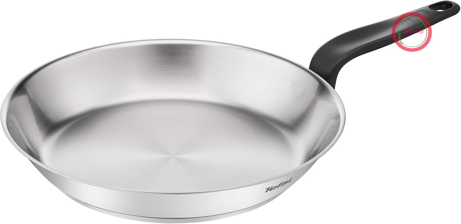 ماهیتابه تفال مدل Primary E3080604، استیل ضد زنگ، 28 سانتی‌متر، 10 سال ضمانت، استیل ضد زنگ با کیفیت بالا، سازگار با القا، برای پخت غذاهای خوشمزه و یخ‌زدایی