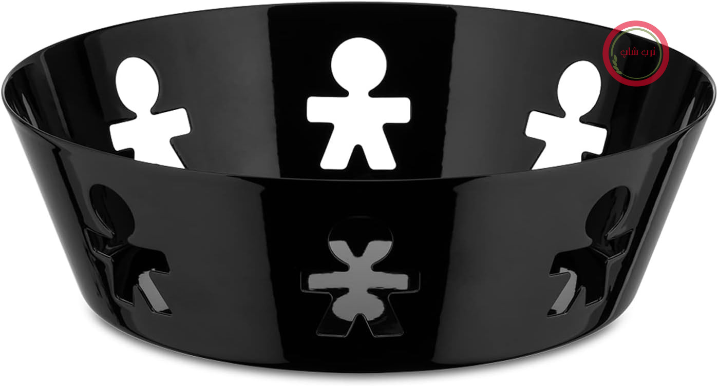 کاسه گیروتوندو Alessi AKK03 B، گرد، مشکی