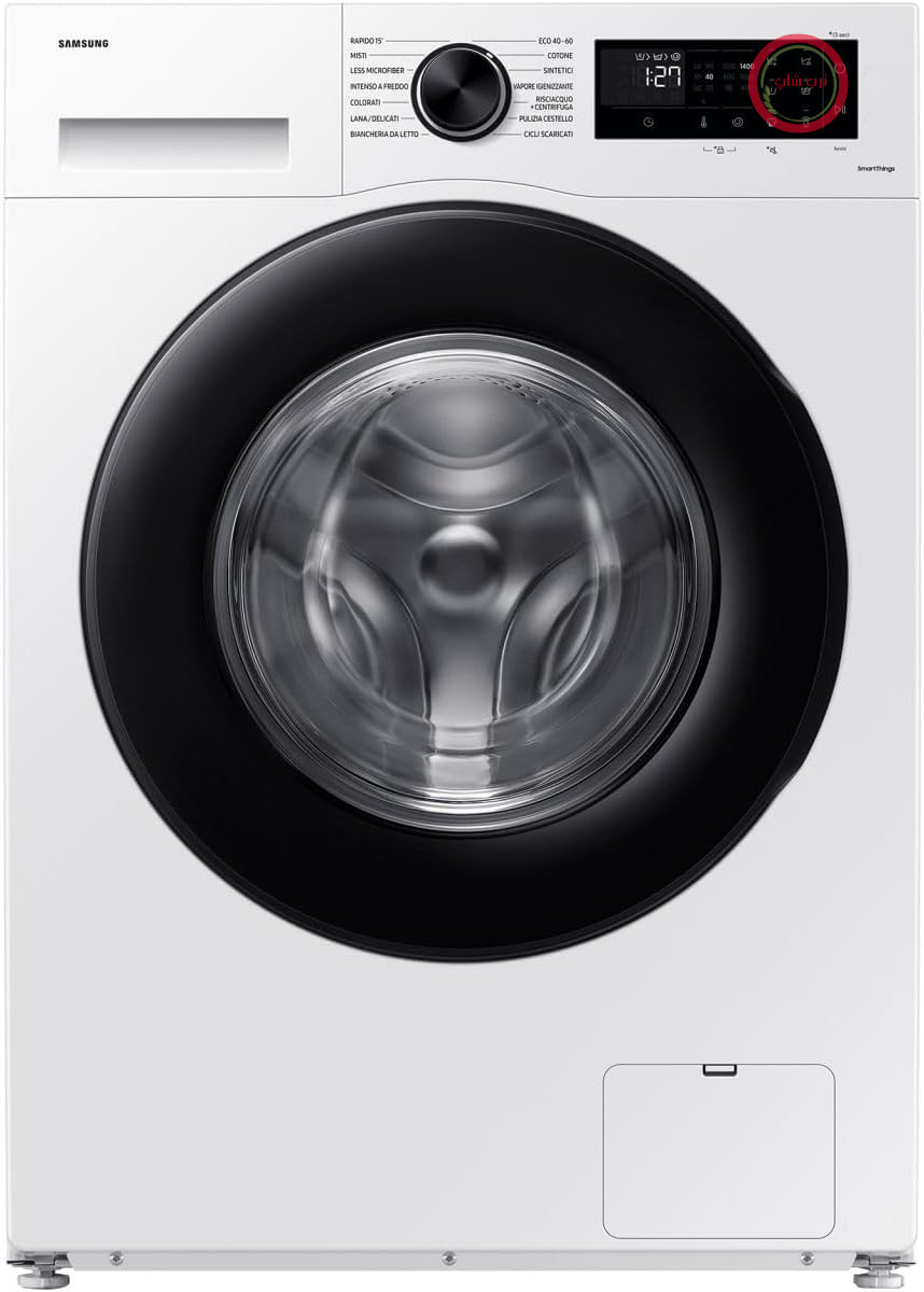ماشین لباسشویی سامسونگ Samsung مدل کریستال کلین WW80CGC04DAEET، ۸ کیلوگرم، وای‌فای، Ecobubble، بخار، درب از جلو، ۶۰ در ۸۵ در ۶۰ سانتی‌متر