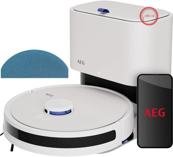 جارو رباتیک آاگ آلمان AEG مدل AR71UW2SW؛ هوشمند با ناوبری LiDAR، تی‌کشی و ایستگاه تخلیه خودکار