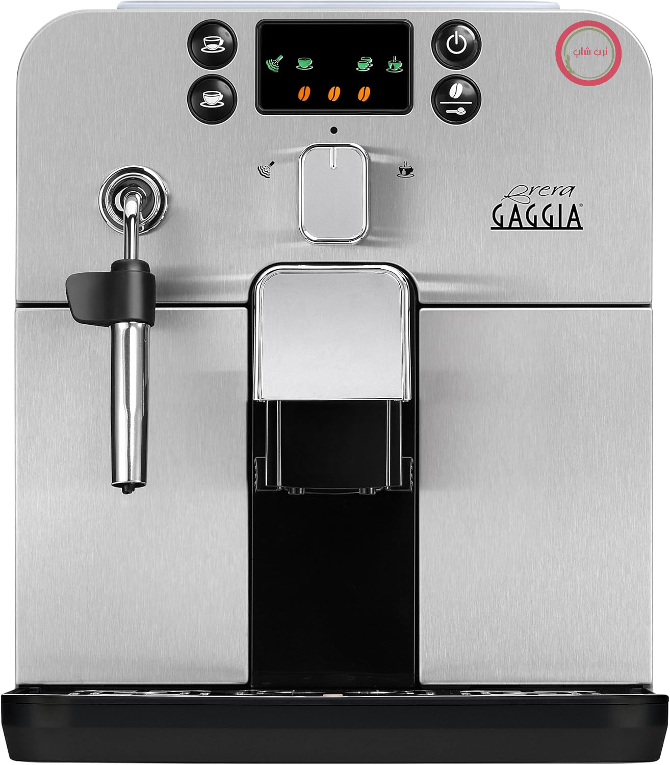 اسپرسو ساز تمام اتوماتیک گاگیا ایتالیا مدل Gaggia RI9305/11 بررا، برای اسپرسو و کاپوچینو، قهوه دانه‌ای یا آسیاب شده، 1400 وات، نقره‌ای/مشکی، 100% ساخت ایتالیا