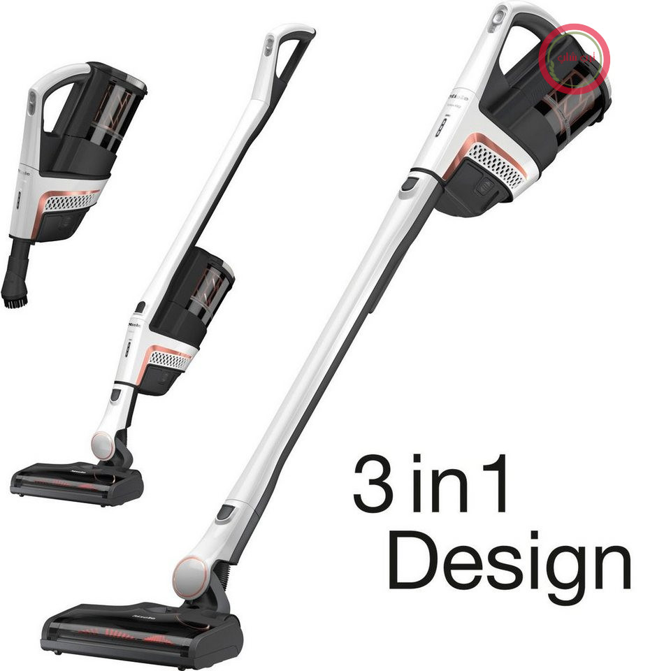 جاروبرقی دستی بی‌سیم Miele Triflex HX2، 66 وات، بدون کیسه، 60 دقیقه کارکرد، سفید نیلوفری