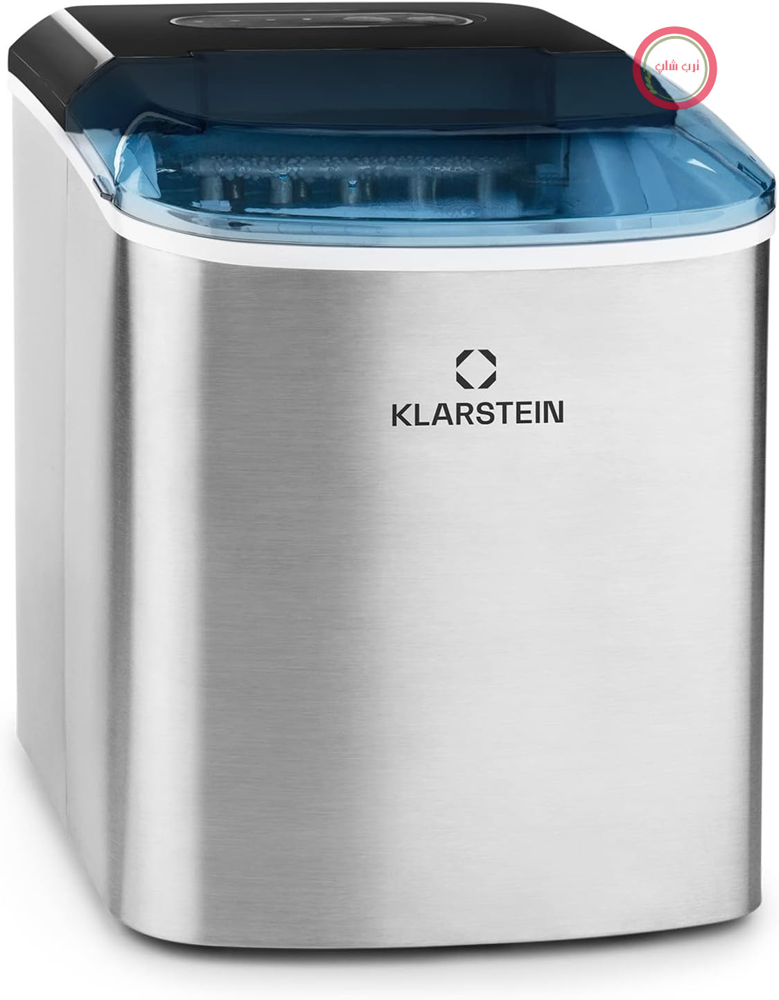 یخ ساز کلاراشتاین آلمان Klarstein On-The-Rocks تولید ۱۲ کیلوگرم یخ در روز مخزن آب ۲.۱ لیتر مشکی