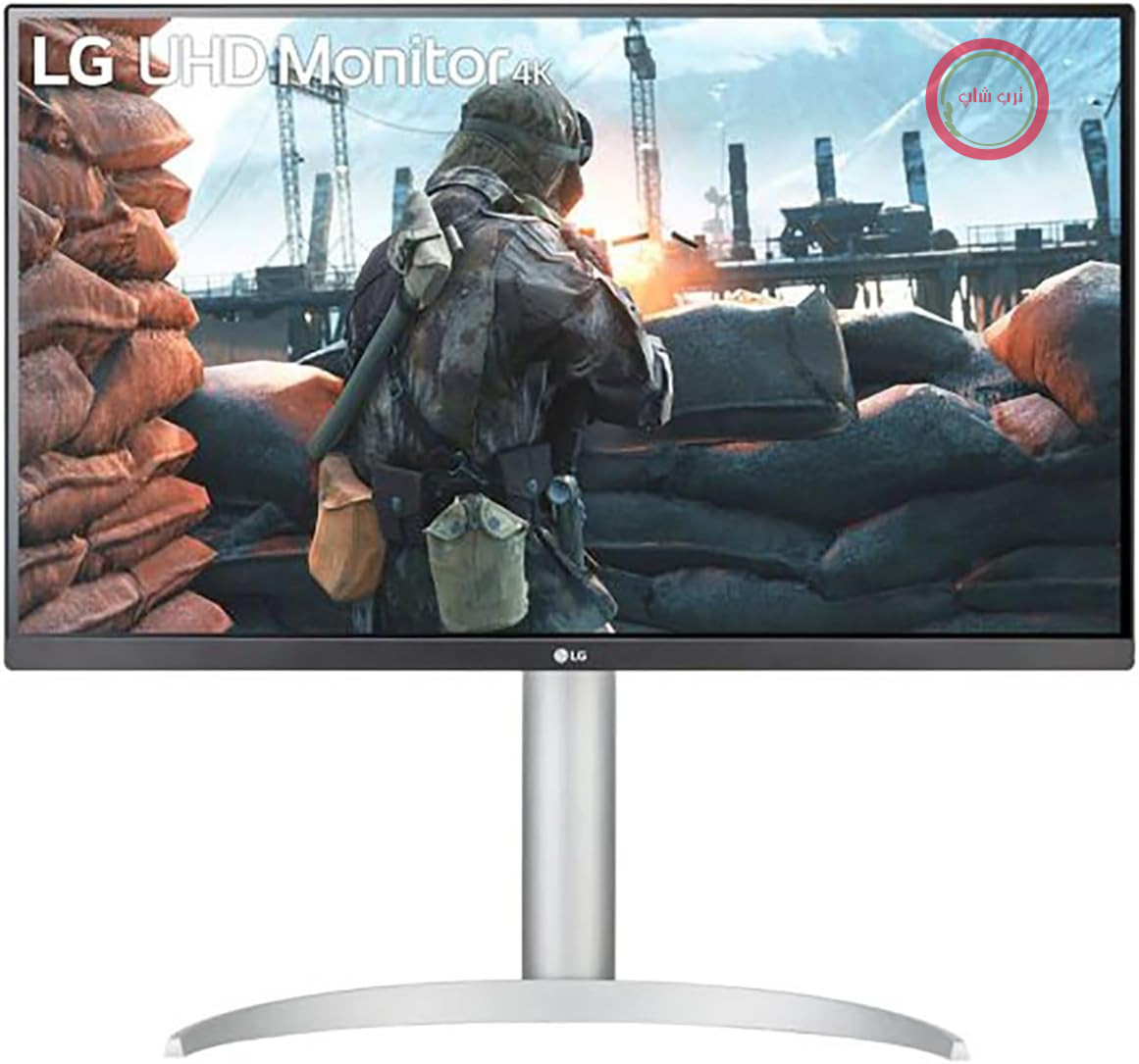 مانیتور 27 اینچی ال‌جی 4K Ultra HD ال‌جی مدل 27UP650P-W (AMD FreeSync، پنل IPS، VESA DisplayHDR 400)، مشکی مات