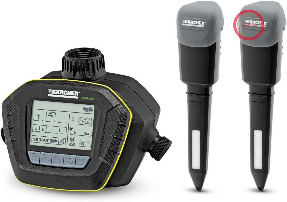 کامپیوتر آبیاری کرشر آلمان Kärcher SensoTimer ST 6 Duo eco!ogic، 2 سنسور بی‌سیم