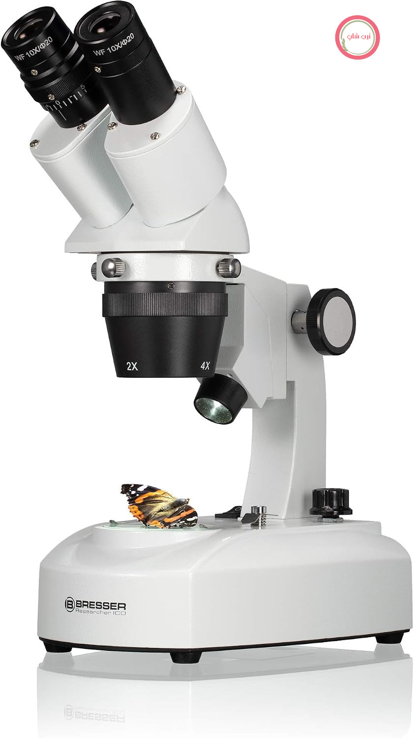 میکروسکوپ استریو سه بعدی برسر آلمان Bresser Researcher ICD LED بزرگنمایی 20 تا 80 برابر