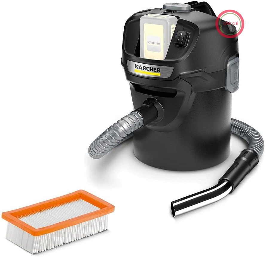 جاروبرقی خاکستر شارژی کرشر آلمان Kärcher AD 2 Battery، مخزن 14 لیتری، 18 ولت