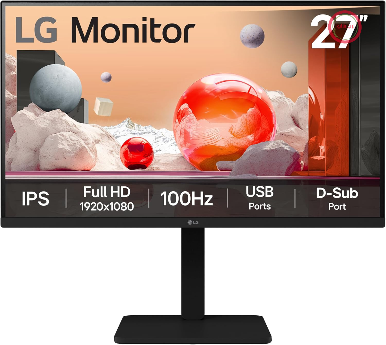 مانیتور ۲۷ اینچی ال‌جی ۲۷BA550-B.AEKQ ال‌جی IPS با وضوح ۱۹۲۰X۱۰۸۰
