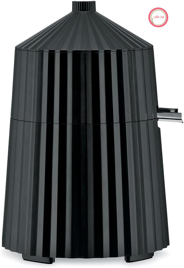 آب مرکبات گیری برقی طرح دار Alessi Plissé MDL07 B/UK ساخته شده از رزین ترموپلاستیک، دوشاخه بریتانیایی، 80 وات، مشکی