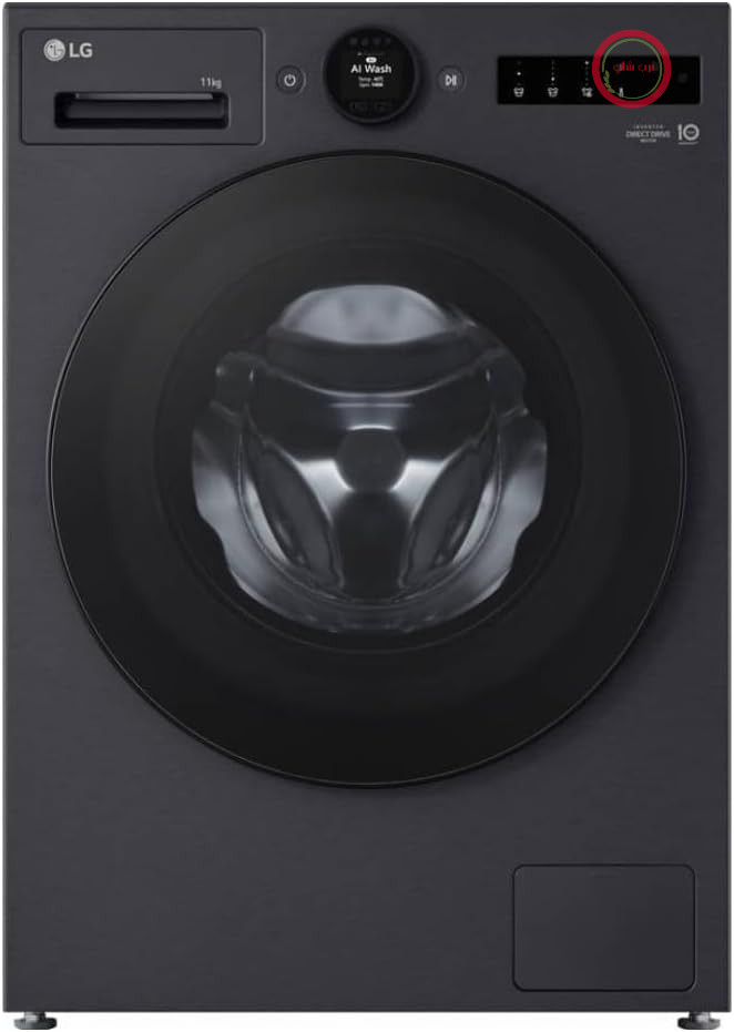 ماشین لباسشویی ال جی 11 کیلوگرم 1400 دور در دقیقه مشکی - F4X751TBB