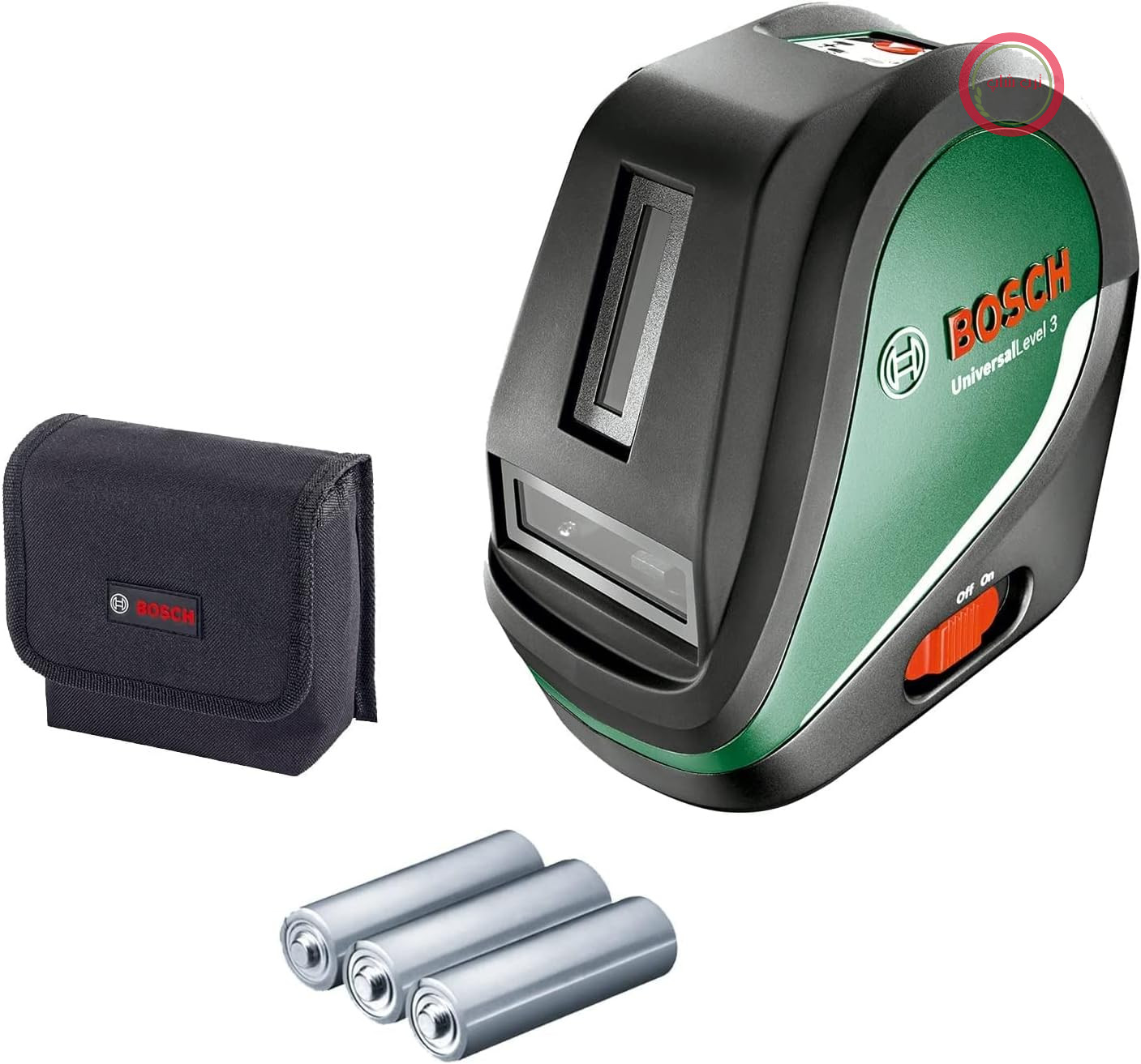 تراز لیزری خط‌کشی بوش آلمان Bosch مدل UniversalLevel 3 (باتری 3x AA، کیف، برد کاری: 10 متر