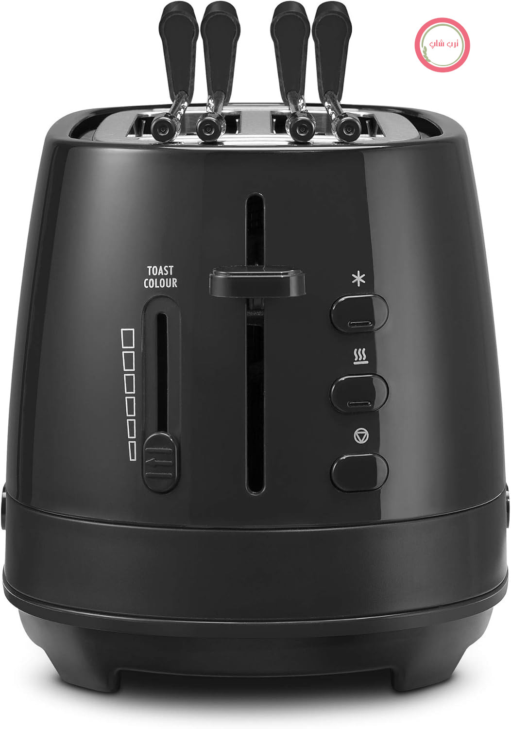 توستر De Longhi CTLAP2203 با انبر، 550 وات. 550 وات مشکی