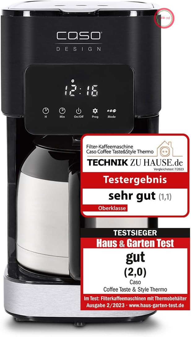 قهوه ساز فیلتری کاسو آلمان CASO Coffee Taste and Style Thermo با فیلتر دائمی