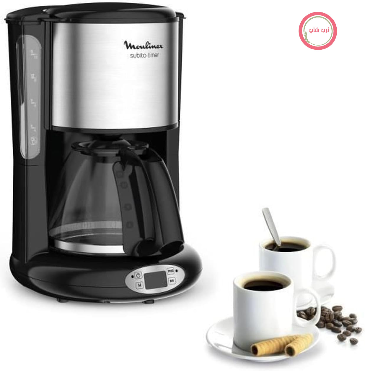قهوه ساز فیلتری مولینکس فرانسه Moulinex مدل FG362810 تایمر دار