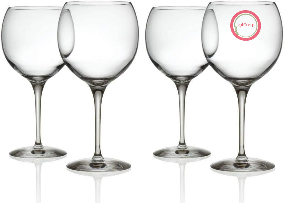 مجموعه 4 تکه لیوان شراب قرمز Alessi SG119/0S4 Mami XL از جنس شیشه شفاف، 4 تکه (1 تکه)