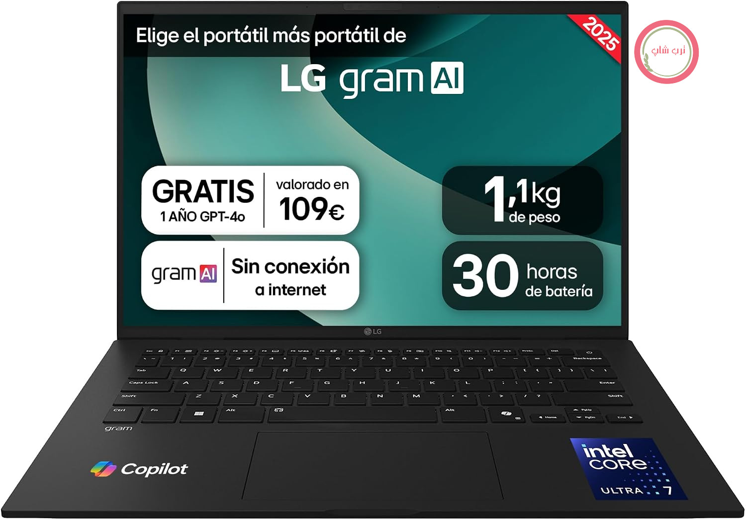لپ‌تاپ LG gram 14ZD90T-G.AX88B، 35.6 سانتی‌متر (14 اینچ)، پردازنده Intel Core Ultra7 255H