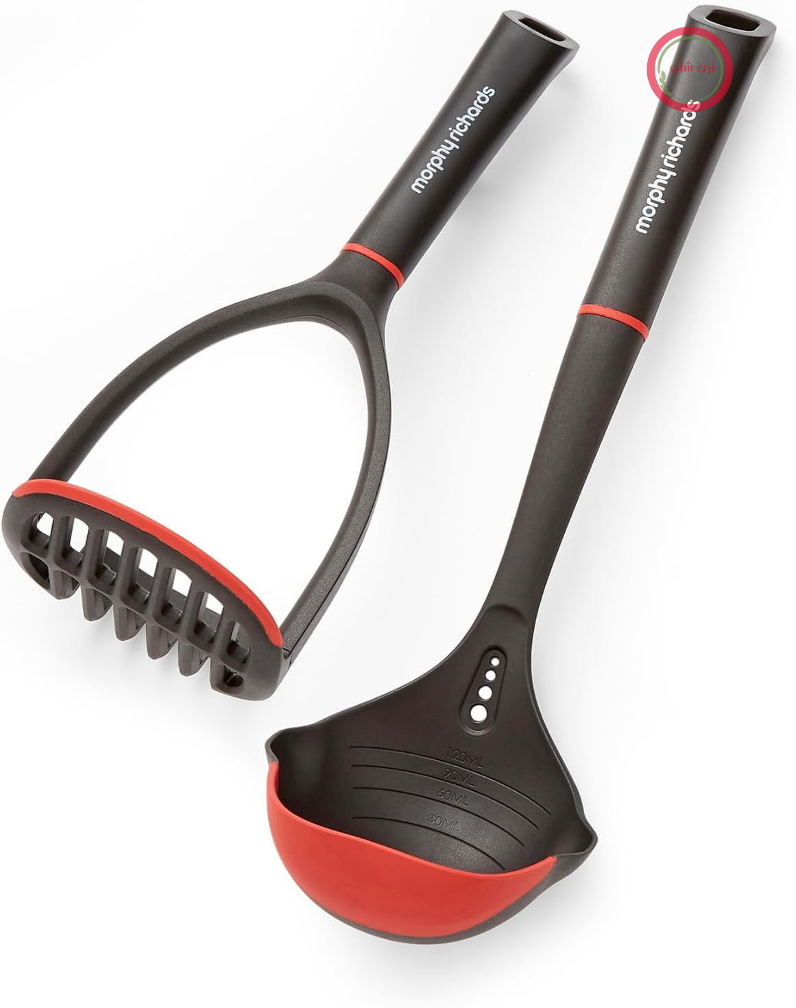 ست گوشت‌کوب و ملاقه مورفی ریچاردز انگلستان Morphy Richards، نایلون و سیلیکون مقاوم به حرارت