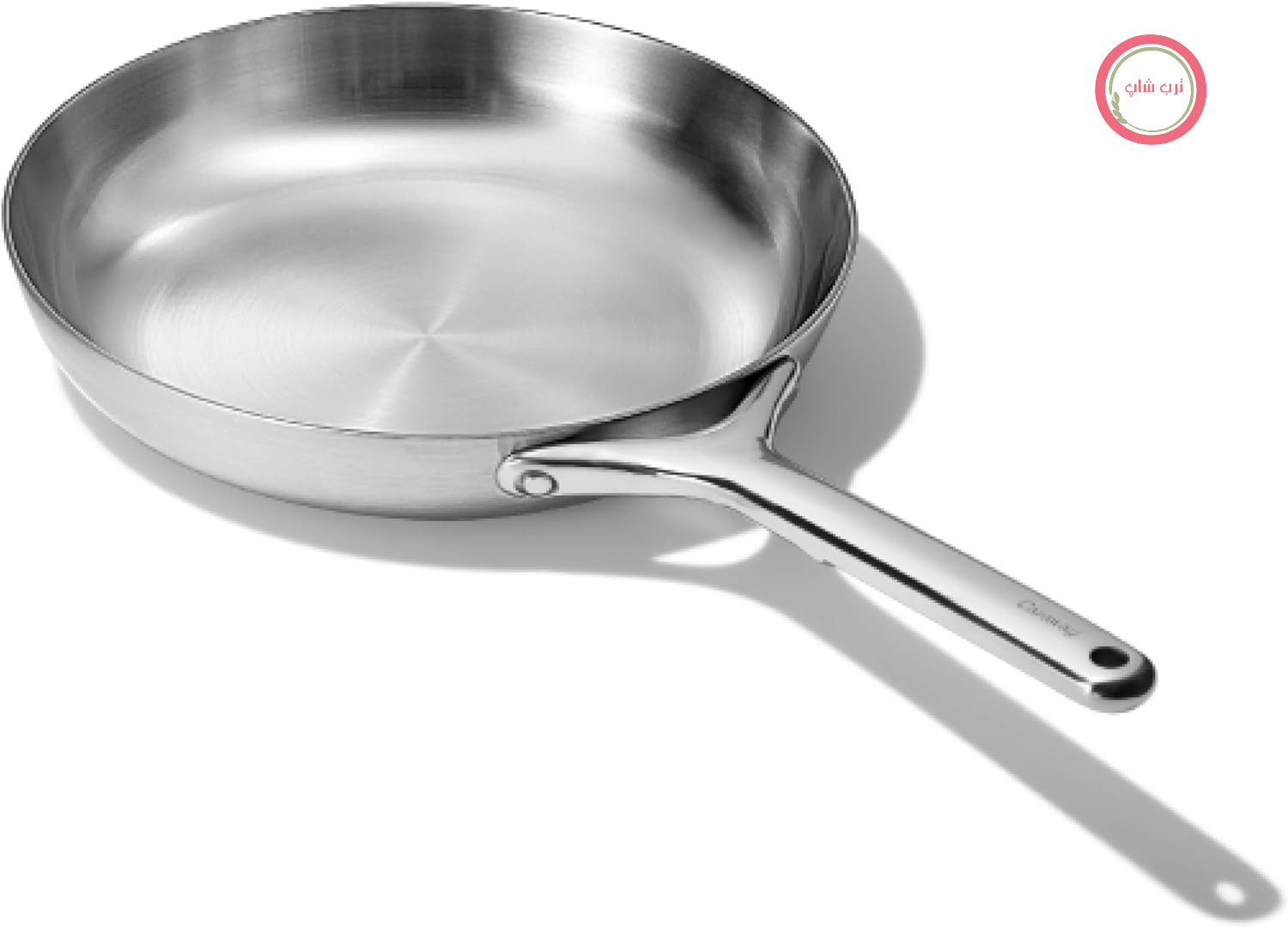ماهیتابه استیل ضد زنگ کاراوی (2.7 کوارت، 26.7 سانتی‌متر) | ماهیتابه استیل ضد زنگ 5 لایه، مناسب برای فر و مناسب برای فر، غیر سمی، بدون PTFE و PFOA