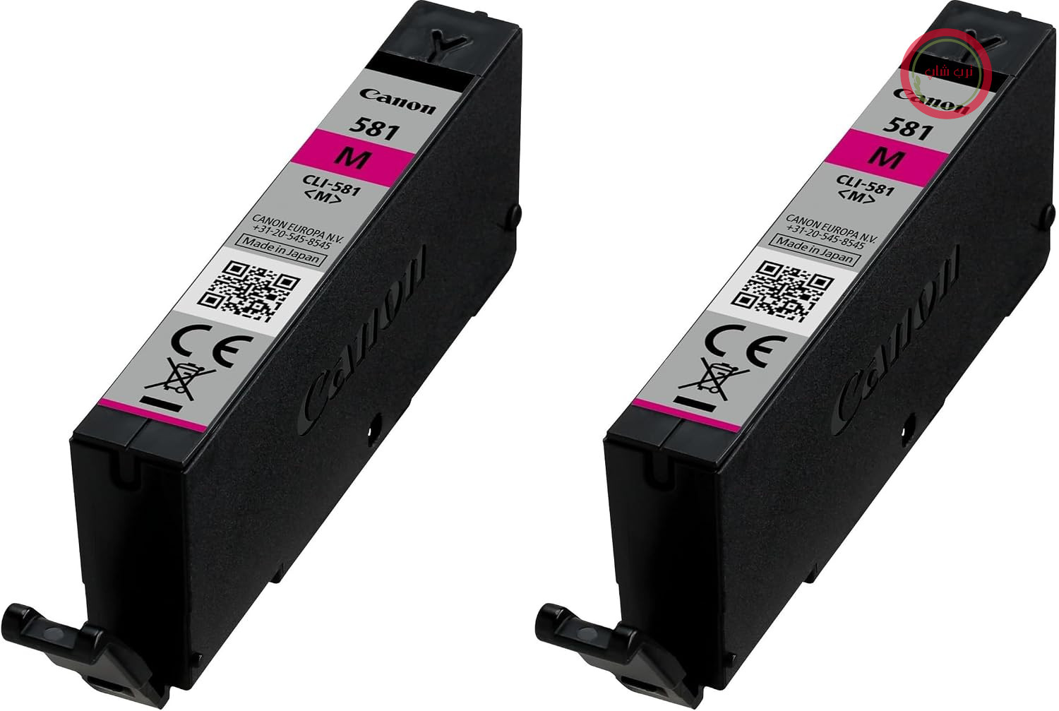 مخزن جوهر کانن CLI-581 M Magenta - 5.6 میلی لیتر برای چاپگرهای جوهر افشان PIXMA ORIGINAL، CO08709 (بسته 2 عددی)