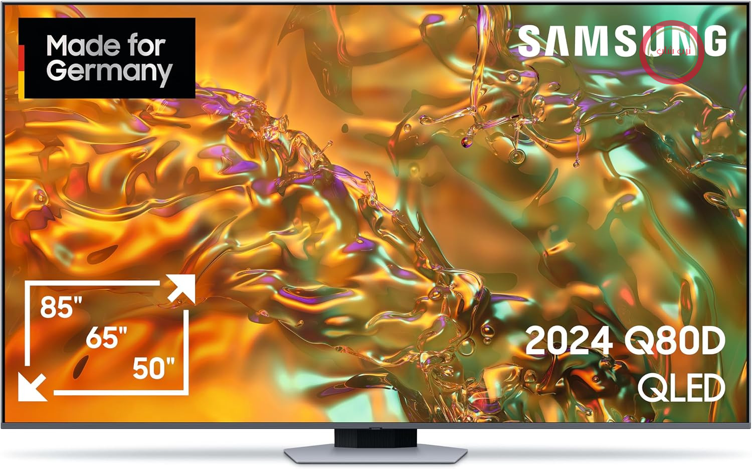 تلویزیون ۷۵ اینچی سامسونگ QLED 4K Q80D، پردازنده هوش مصنوعی نسل دوم Neural Quantum 4K، ارتقاء کیفیت تصویر با هوش مصنوعی، Direct Fully Array، تلویزیون هوشمند، تلویزیون هوش مصنوعی، مدل GQ75Q80DATXZG آلمانی