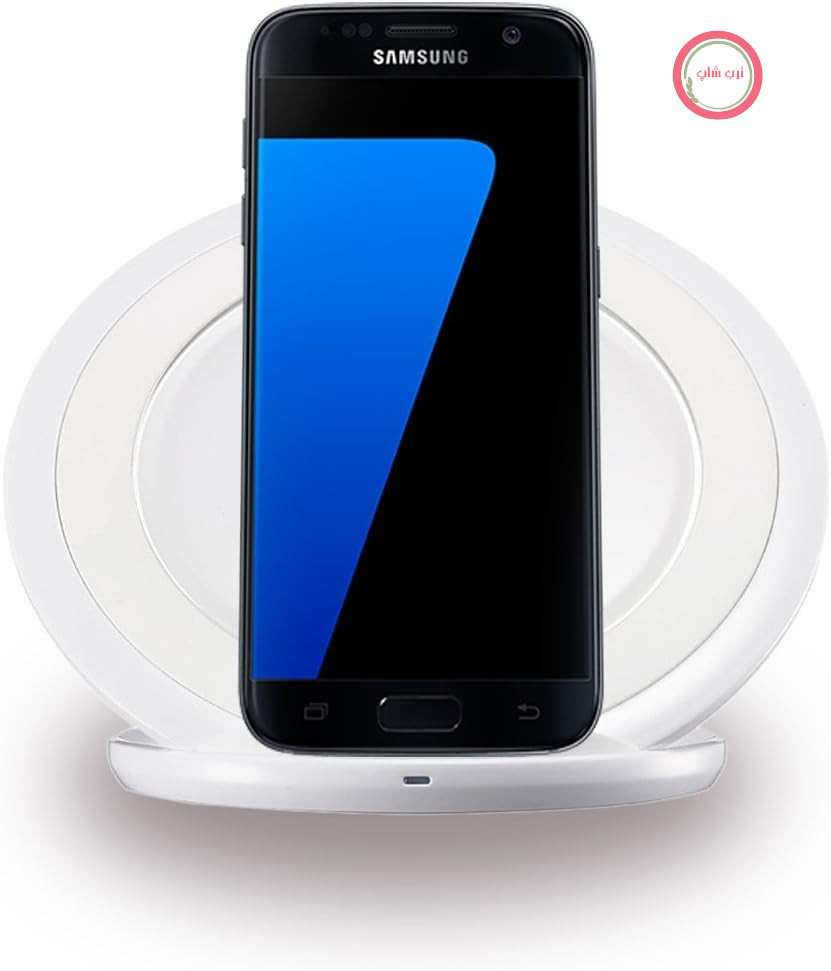 شارژر بی‌سیم سریع سامسونگ مدل Qi سازگار با سامسونگ گلکسی S7/S7 Edge، سفید