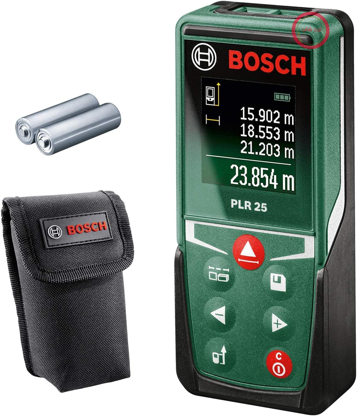 متر لیزری بوش آلمان Bosch مدل PLR 25 (برد اندازه‌گیری تا 25 متر، در جعبه)