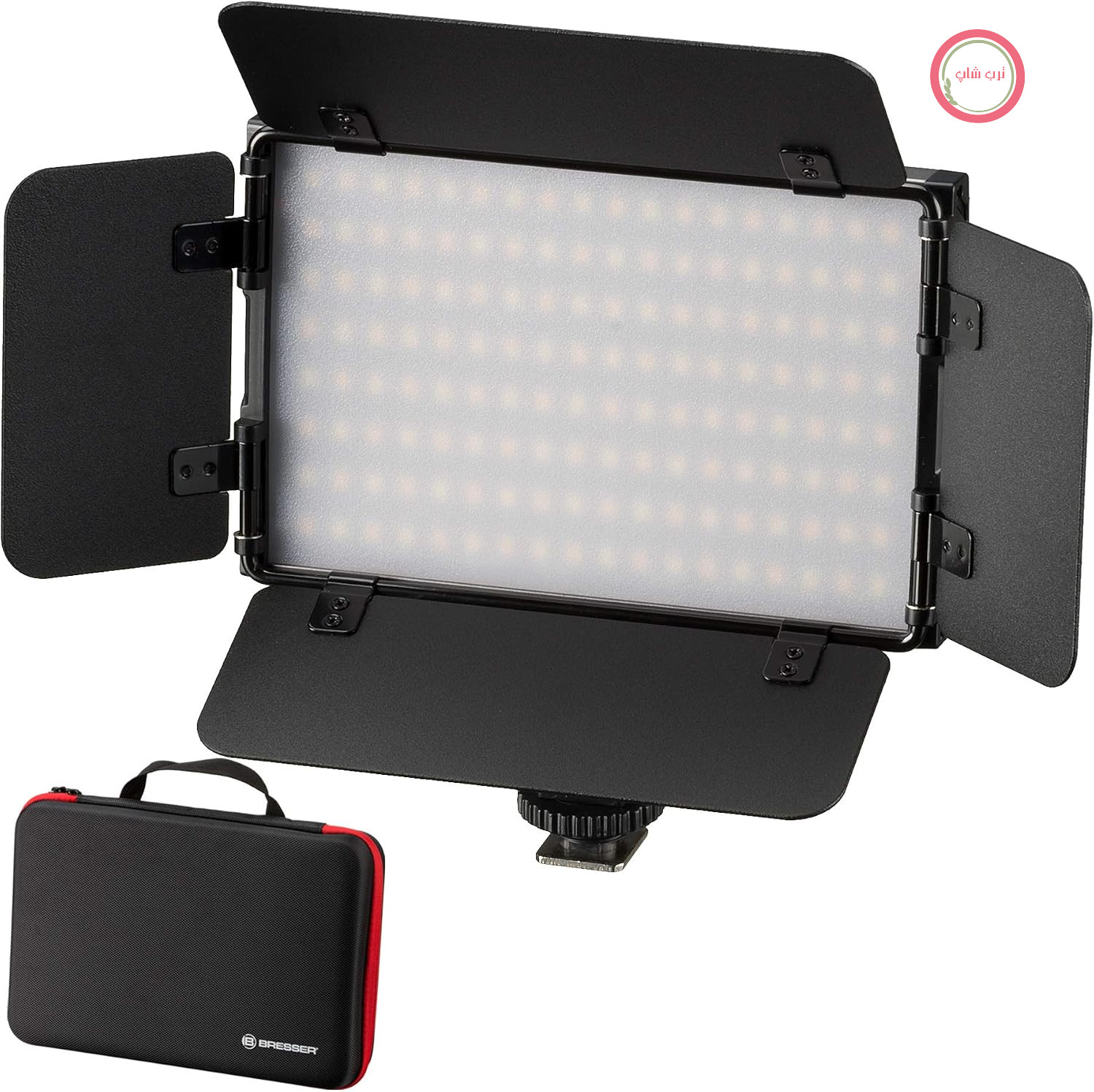 چراغ ویدئوی LED دو رنگ Bresser Photo Studio PT Pro 15B-II به همراه میله، باتری و کیف
