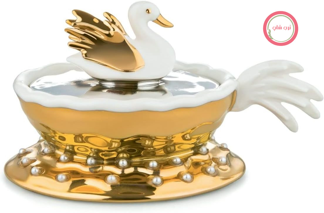 طرح کره تزئینی Alessi Narciso MJ16 13 از جنس چینی، تزئین شده با دست