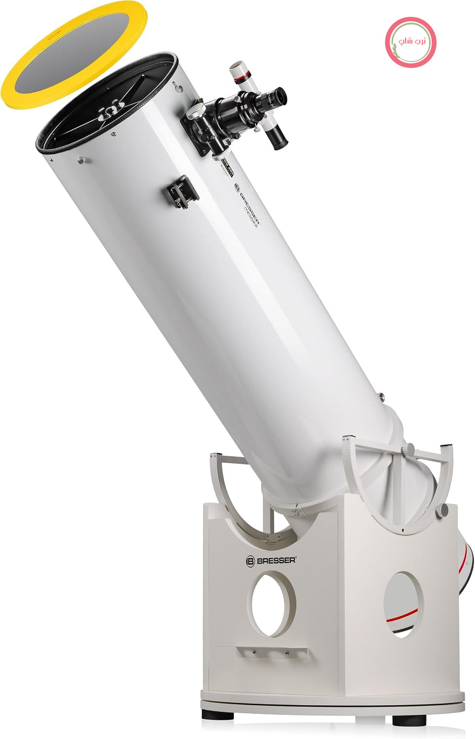 تلسکوپ نیوتن دابسونی Bresser Astronomy 305/1525 با شش‌ضلعی | ماه، سیارات، اعماق آسمان، کهکشان‌ها، سحابی‌ها، خوشه‌های ستاره‌ای، آینه سهموی، لوله فایبرگلاس، جعبه گهواره‌ای، چشمی ۲۵ میلی‌متری