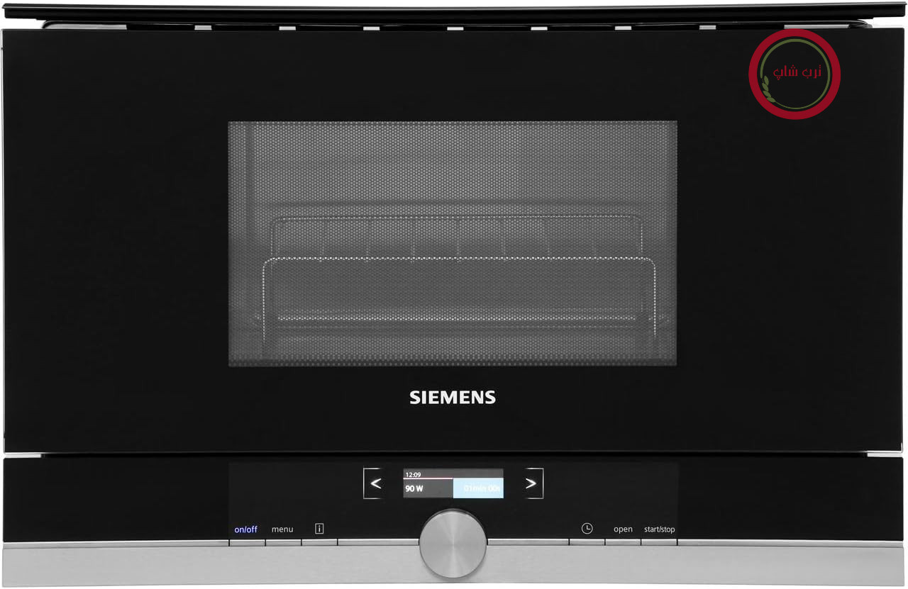 مایکروویو زیمنس BE634LGS1 iQ700 / 900 وات / 21 لیتر محفظه پخت / روشنایی داخلی LED / استیل ضد زنگ