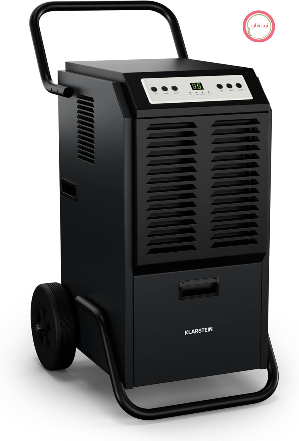 رطوبت‌گیر Klarstein DuraDry 70 لیتری - عملکرد بالا، 70 لیتر در روز، مخزن 5.5 لیتری، ≤52 دسی‌بل، فیلتر قابل شستشو، سیستم یخ‌زدایی خودکار، قابل حمل، مناسب برای زیرزمین‌ها و اتاق‌های بزرگ تا 100 متر مربع