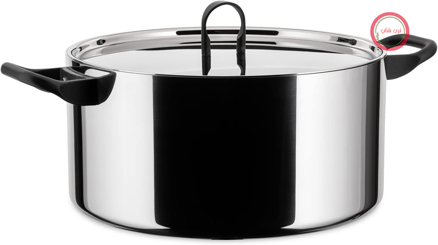 قابلمه گوشت Alessi 90101/24 T LA Cintura di Orione، ساخته شده از چندلایه، قطر 24 سانتی‌متر