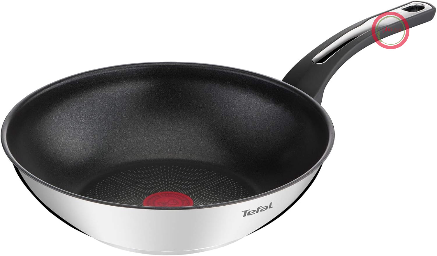 تابه تفال مدل Emotion Poele Wok سایز 28 سانتی‌متر، روکش نچسب، سازگار با انواع چراغ‌ها از جمله چراغ‌های القایی