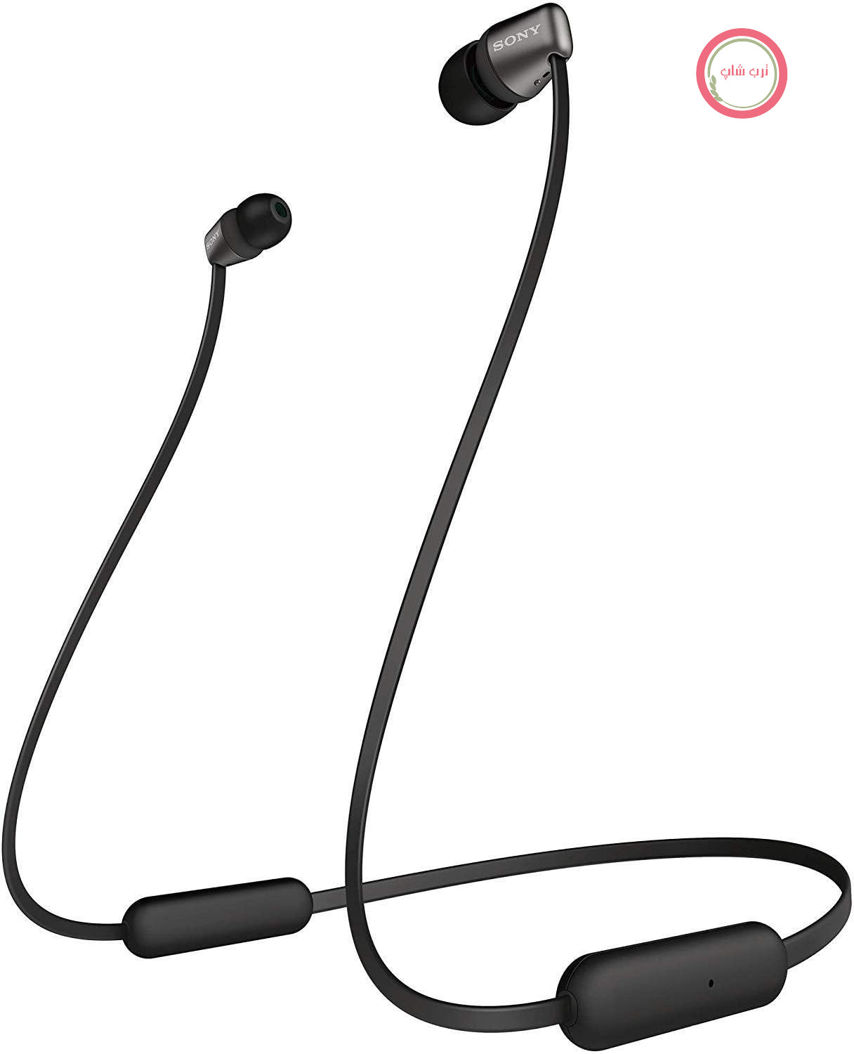 هدفون بی‌سیم بلوتوثی داخل گوشی سونی WI-C310 (عمر باتری ۱۵ ساعته، دستیار صوتی، هندزفری‌های مغناطیسی، طراحی پشت گردنی، عملکرد هدست یکپارچه، دارای میکروفون) مشکی